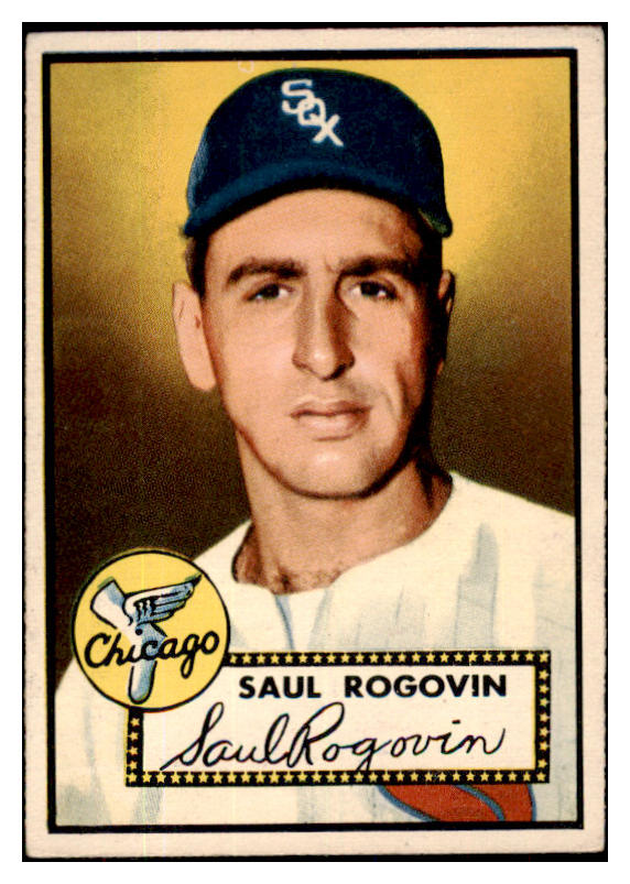 1952 Topps Baseball #159 Saul Rogovin White Sox VG-EX 486168
