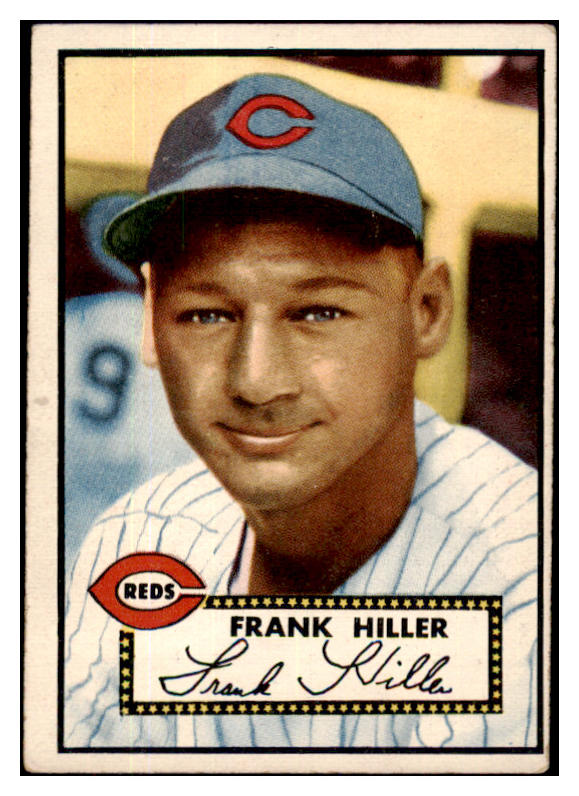 1952 Topps Baseball #156 Frank Hiller Reds VG-EX 486171