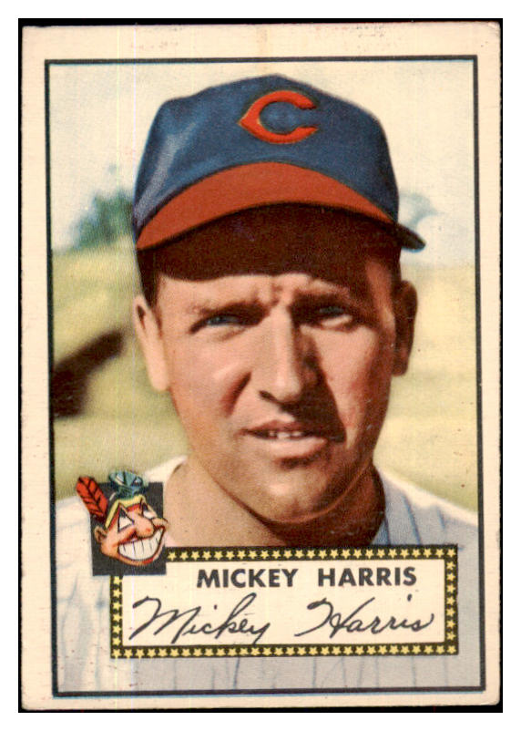 1952 Topps Baseball #207 Mickey Harris Indians VG-EX 486181