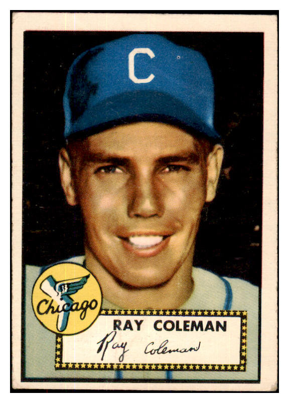 1952 Topps Baseball #211 Ray Coleman White Sox VG-EX 486182