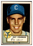 1952 Topps Baseball #211 Ray Coleman White Sox VG-EX 486182