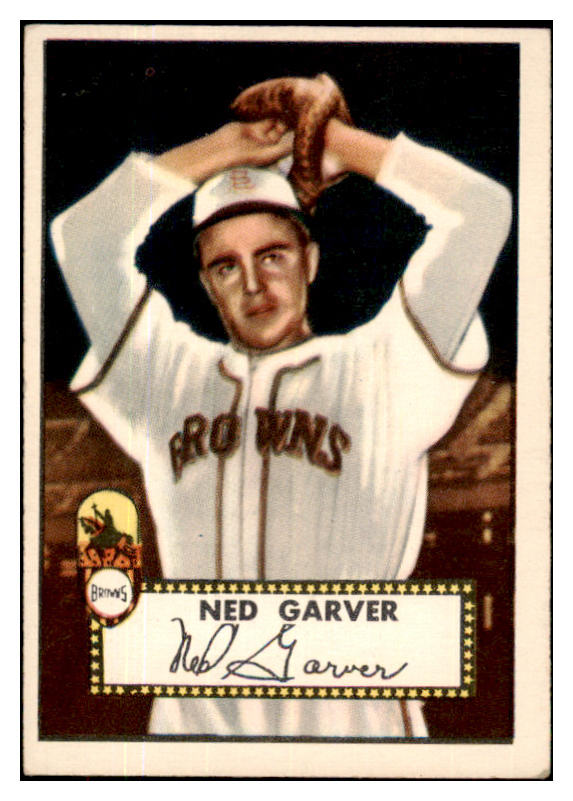 1952 Topps Baseball #212 Ned Garver Browns VG-EX 486183