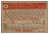 1952 Topps Baseball #044 Con Dempsey Phillies VG-EX Red 486193
