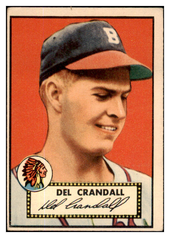1952 Topps Baseball #162 Del Crandall Braves VG-EX 486195