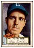 1952 Topps Baseball #205 Clyde King Dodgers GD-VG 486208