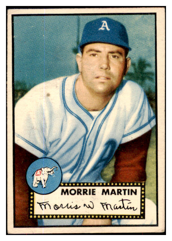 1952 Topps Baseball #131 Morrie Martin A's VG-EX 486211