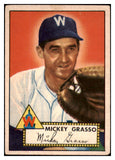 1952 Topps Baseball #090 Mickey Grasso Senators VG-EX 486225