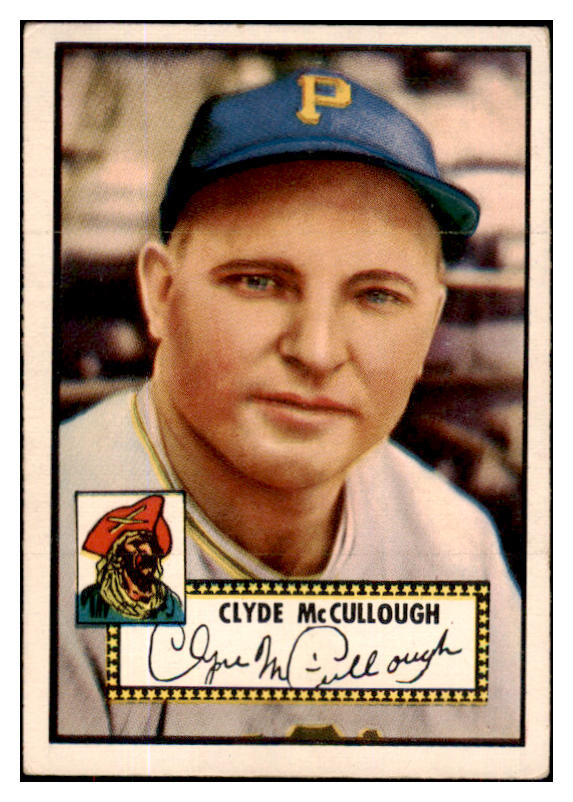 1952 Topps Baseball #218 Clyde Mccullough Pirates VG-EX 486232