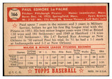 1952 Topps Baseball #166 Paul Lapalme Pirates EX 486238