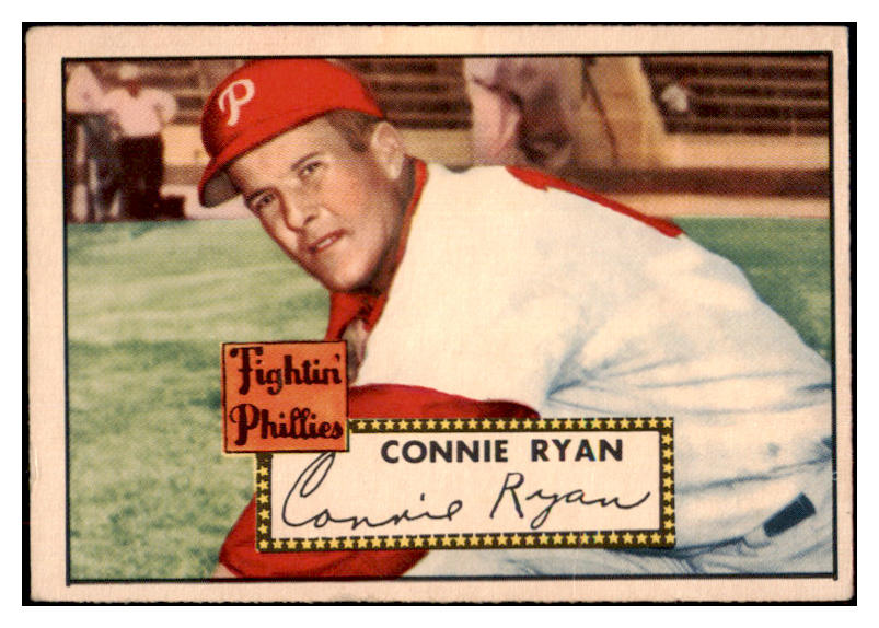 1952 Topps Baseball #107 Connie Ryan Phillies EX 486242