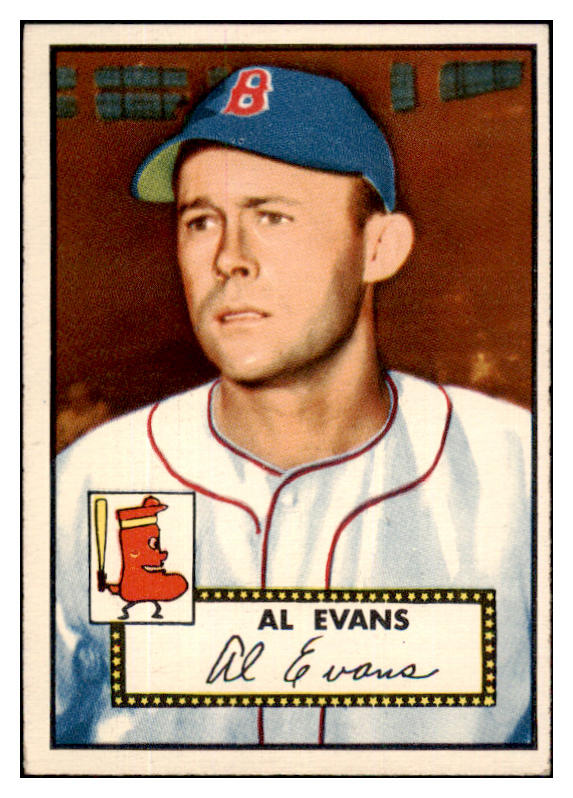 1952 Topps Baseball #152 Al Evans Red Sox EX-MT 486264