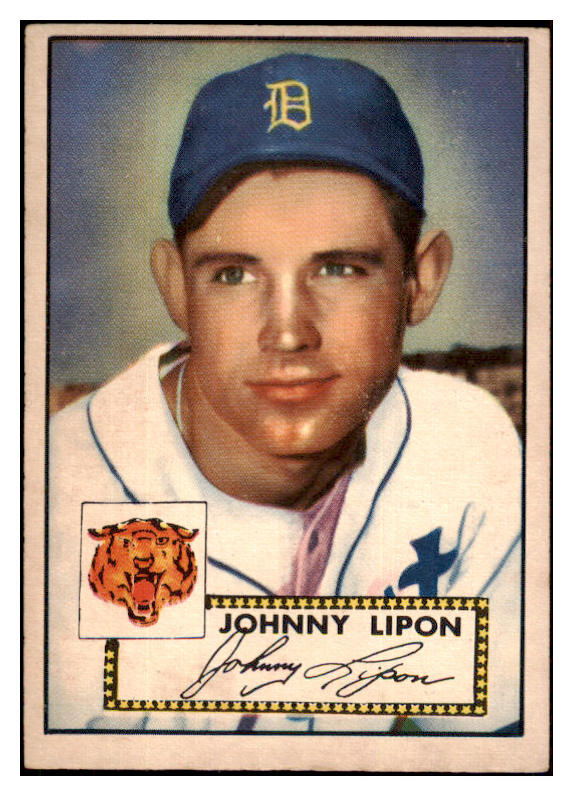 1952 Topps Baseball #089 Johnny Lipon Tigers EX-MT 486270