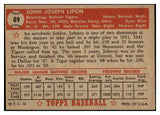 1952 Topps Baseball #089 Johnny Lipon Tigers EX-MT 486270