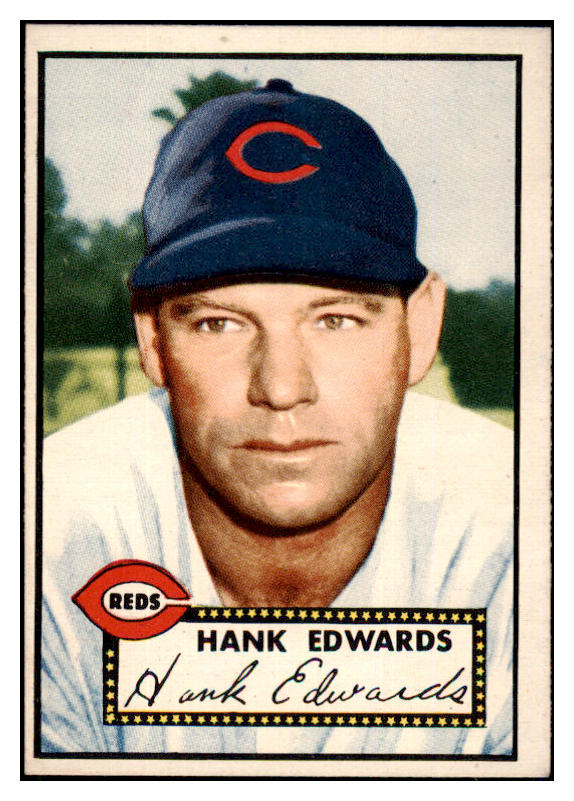 1952 Topps Baseball #176 Hank Edwards Reds EX-MT 486271