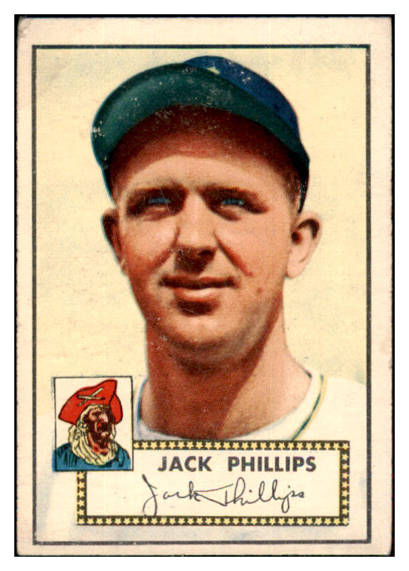 1952 Topps Baseball #240 Jack Phillips Pirates VG 486286