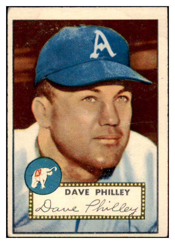 1952 Topps Baseball #226 Dave Philley A's VG 486309