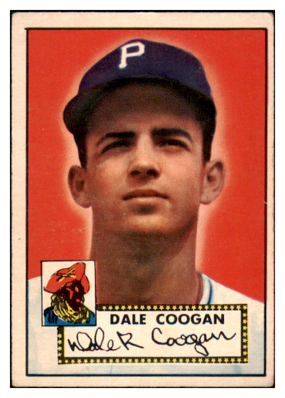 1952 Topps Baseball #087 Dale Coogan Pirates VG 486321