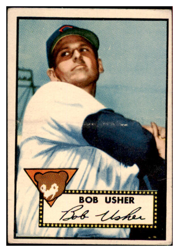 1952 Topps Baseball #157 Bob Usher Cubs VG 486327