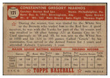 1952 Topps Baseball #121 Gus Niarhos Red Sox VG 486330