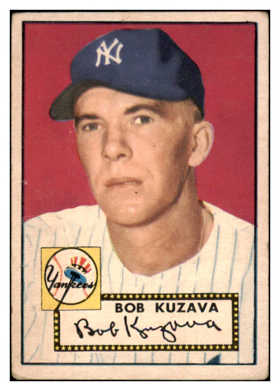 1952 Topps Baseball #085 Bob Kuzava Yankees VG 486347