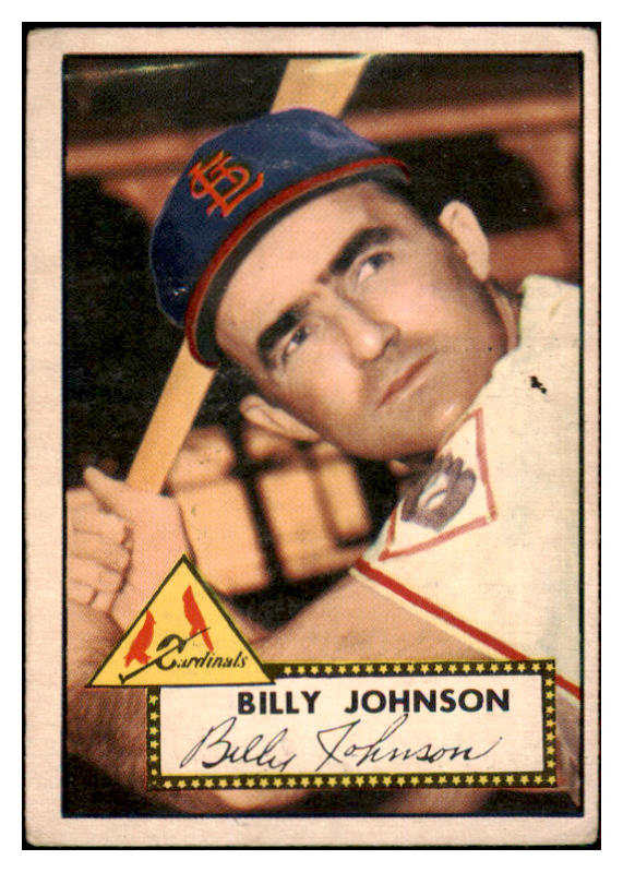 1952 Topps Baseball #083 Billy Johnson Cardinals VG 486348