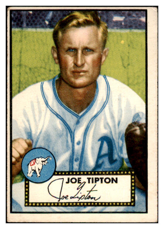 1952 Topps Baseball #134 Joe Tipton A's VG 486351