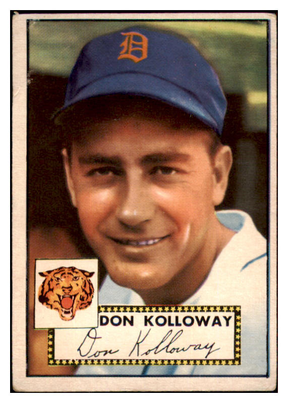 1952 Topps Baseball #104 Don Kolloway Tigers VG 486371