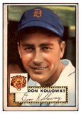 1952 Topps Baseball #104 Don Kolloway Tigers VG 486371