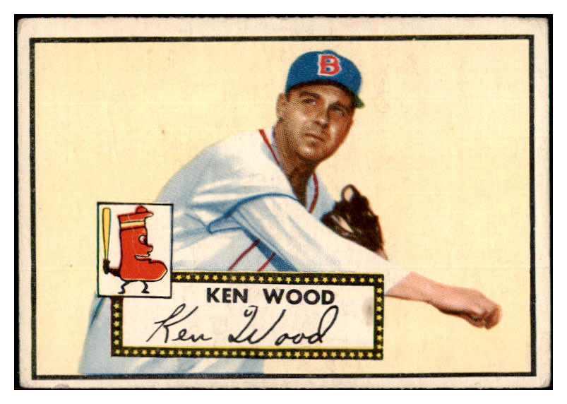 1952 Topps Baseball #139 Ken Wood Red Sox VG ink back 486376