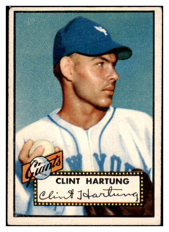 1952 Topps Baseball #141 Clint Hartung Giants VG-EX 486379