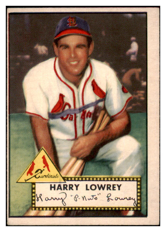 1952 Topps Baseball #111 Peanuts Lowrey Cardinals VG-EX 486385