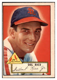 1952 Topps Baseball #100 Del Rice Cardinals VG-EX 486386