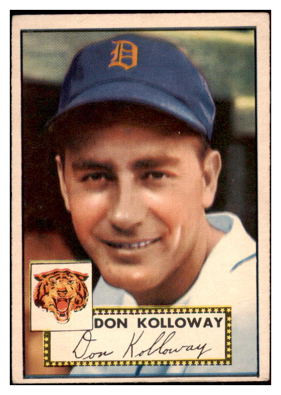 1952 Topps Baseball #104 Don Kolloway Tigers VG-EX 486387