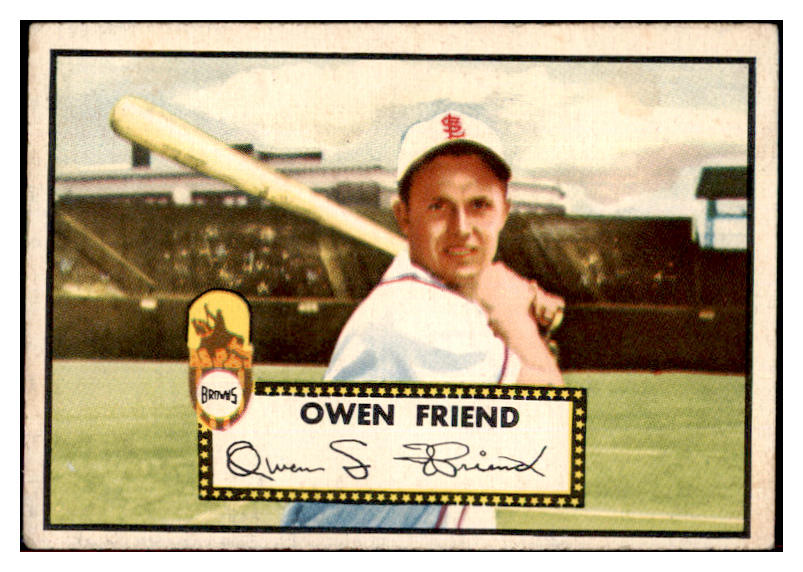 1952 Topps Baseball #160 Owen Friend Browns VG-EX 486396