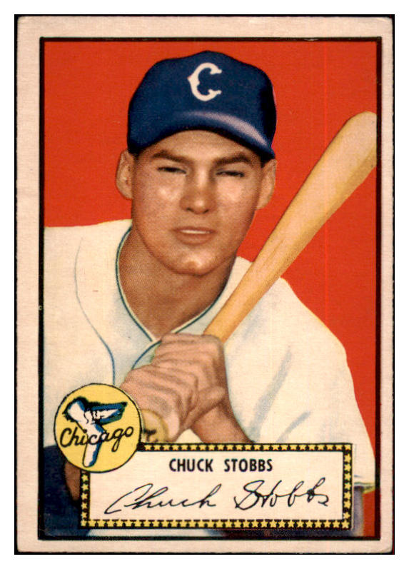 1952 Topps Baseball #062 Chuck Stobbs White Sox VG-EX Red 486409