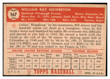1952 Topps Baseball #167 Bill Howerton Pirates VG-EX 486411