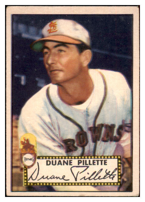 1952 Topps Baseball #082 Duane Pillette Browns VG-EX 486416
