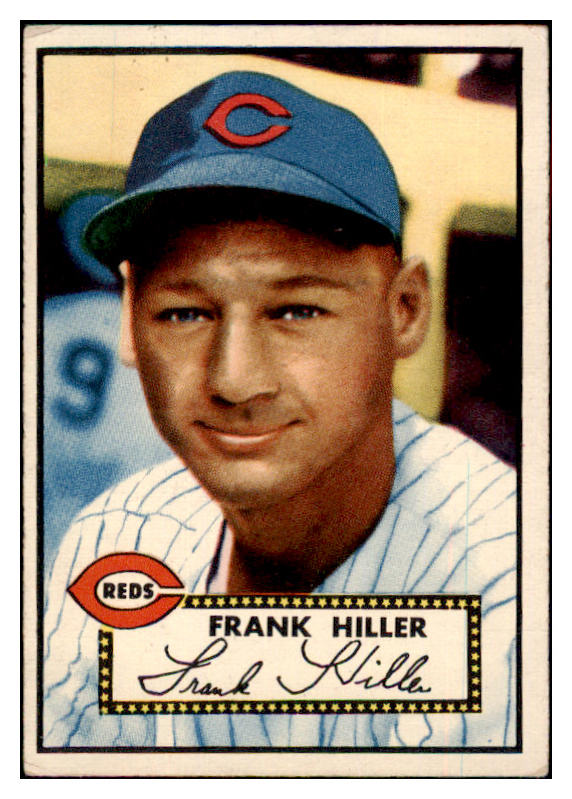 1952 Topps Baseball #156 Frank Hiller Reds VG-EX 486418