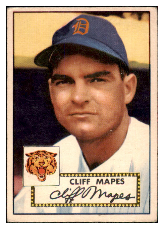 1952 Topps Baseball #103 Cliff Mapes Tigers VG-EX 486420