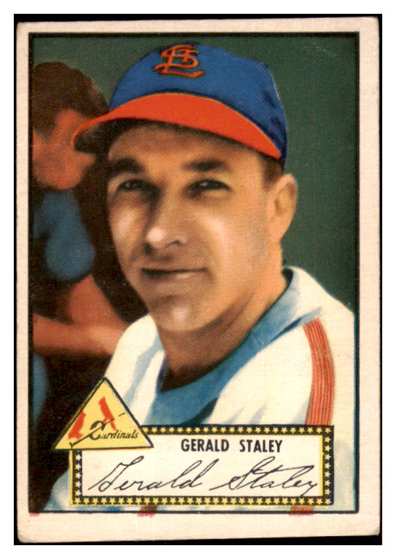 1952 Topps Baseball #079 Jerry Staley Cardinals VG-EX Red 486426