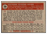 1952 Topps Baseball #201 Alex Kellner A's VG-EX 486433