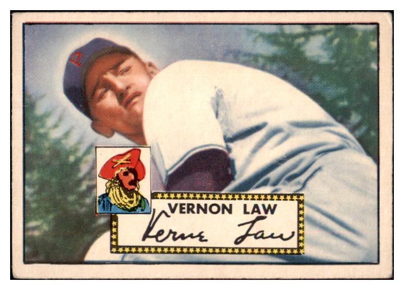 1952 Topps Baseball #081 Vern Law Pirates VG-EX 486442