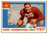 1955 Topps Football #002 John Kimbrough Texas A&M EX-MT 486448