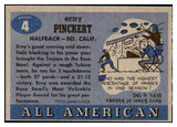 1955 Topps Football #004 Erny Pinckert USC NR-MT 486453