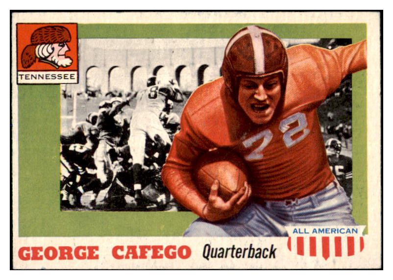 1955 Topps Football #008 George Cafego Tennessee NR-MT 486467