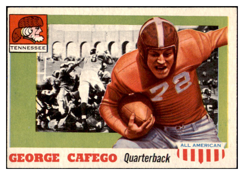 1955 Topps Football #008 George Cafego Tennessee EX-MT 486468