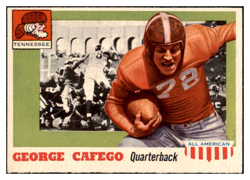 1955 Topps Football #008 George Cafego Tennessee EX-MT 486469