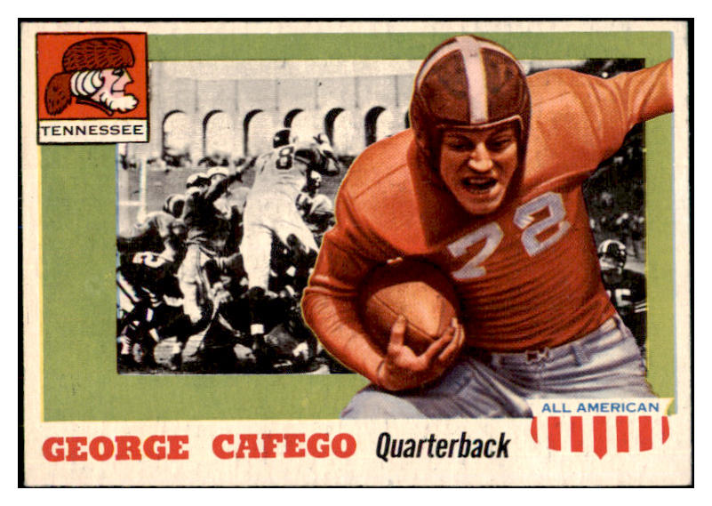 1955 Topps Football #008 George Cafego Tennessee EX-MT 486470