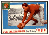 1955 Topps Football #041 Joe Alexander Syracuse NR-MT 486506