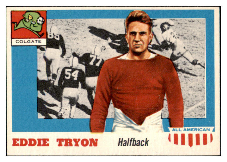 1955 Topps Football #042 Eddie Tryon Colgate NR-MT 486508